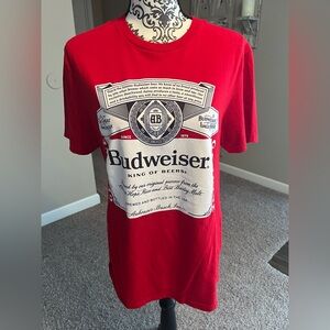 Budweiser Classic Red Short Sleeve Tee - Unisex
